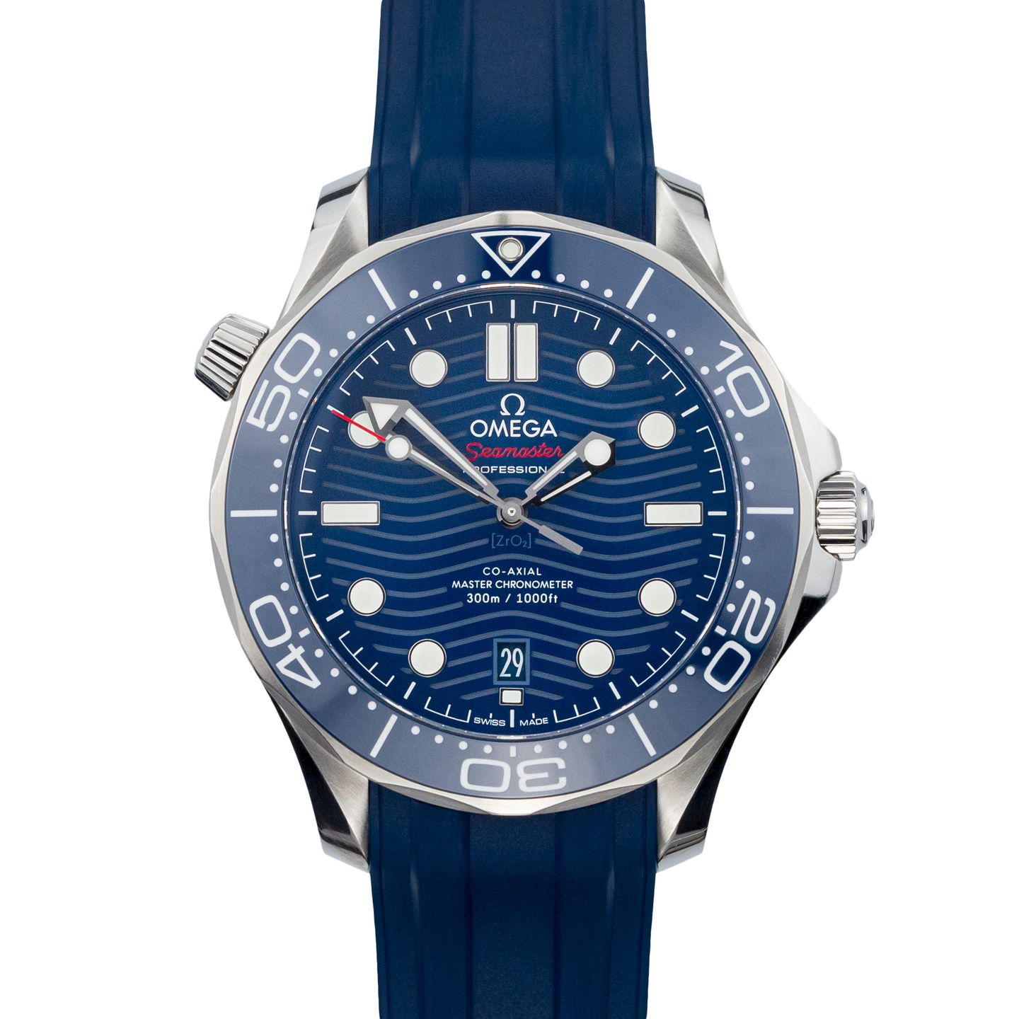 Omega Seamaster Diver 300 M 210.32.42.20.03.001 (2020) - Blauw wijzerplaat 42mm Staal (1/8)